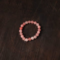 Pink Handcrafted Glass Stone Bracelet