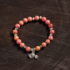 Handcrafted glass stone bracelet 14