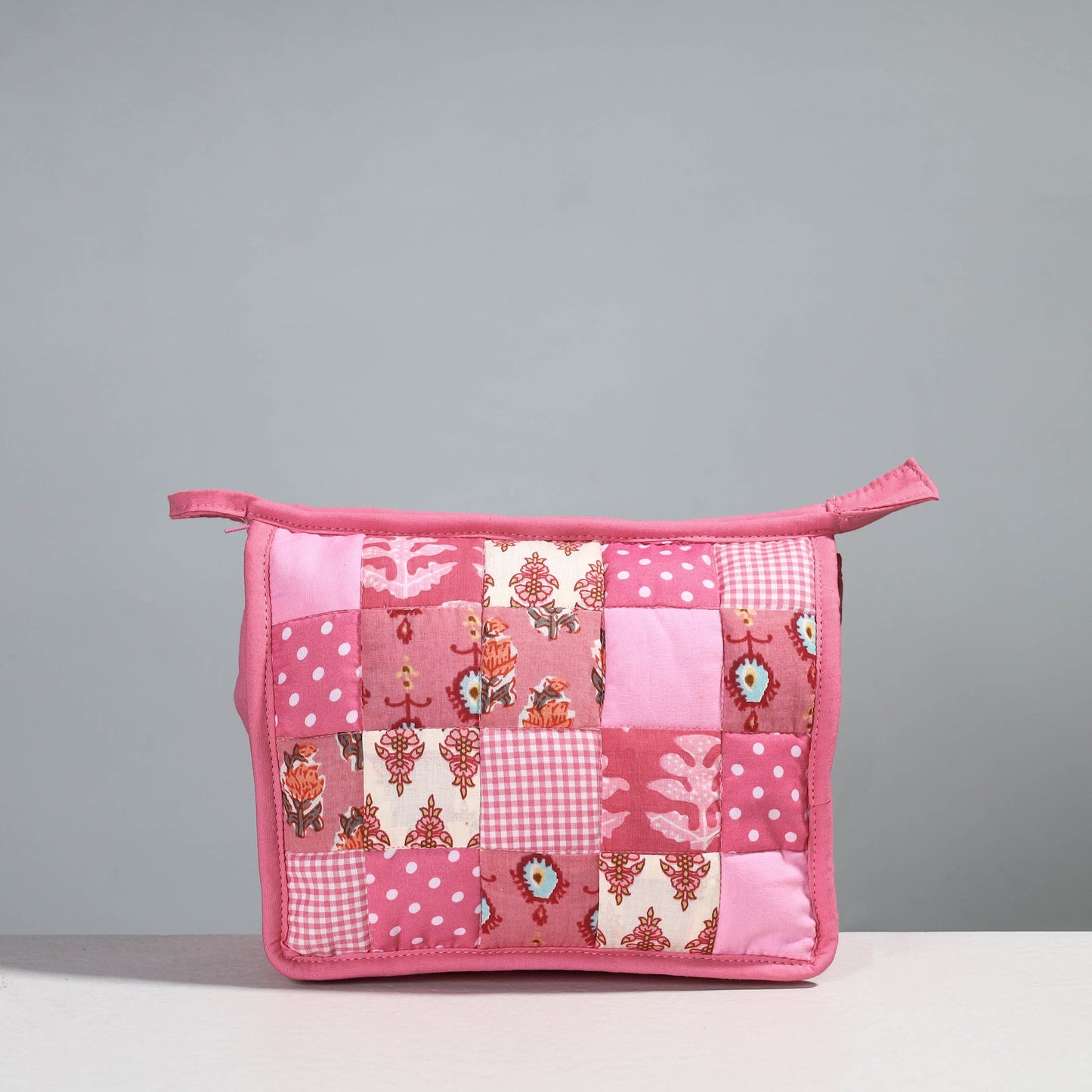  Handcrafted Patchwork Quilted Multipurpose Toiletry Bag 