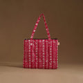 Handcrafted quilted handbag 21