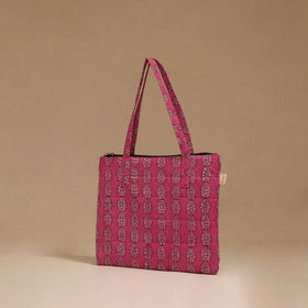 Handcrafted quilted handbag 65