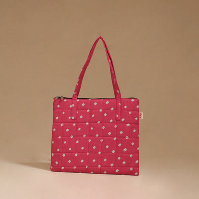 Handcrafted quilted handbag 96
