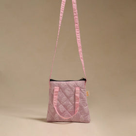 Handcrafted quilted sling bag 03