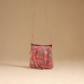 Handcrafted quilted sling bag 09