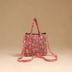 Handcrafted quilted sling bag 09