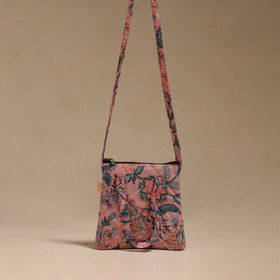 Handcrafted quilted sling bag 10