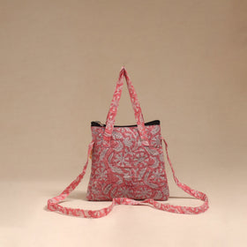 Handcrafted quilted sling bag 10