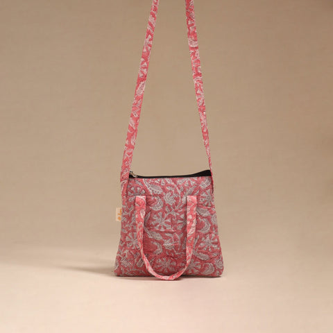 Handcrafted quilted sling bag 10