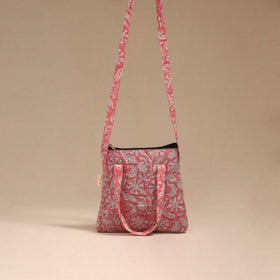 Handcrafted quilted sling bag 10