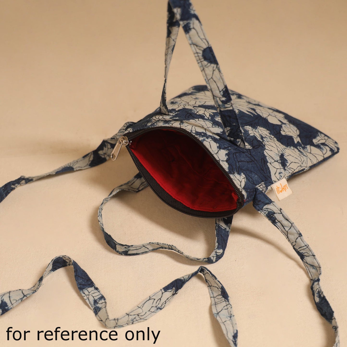 Handcrafted quilted sling bag 12