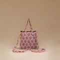 Handcrafted quilted sling bag 12