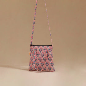 Handcrafted quilted sling bag 12