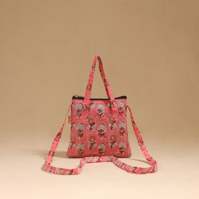 Handcrafted quilted sling bag 12