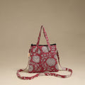 Handcrafted quilted sling bag 13