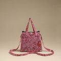Handcrafted quilted sling bag 15