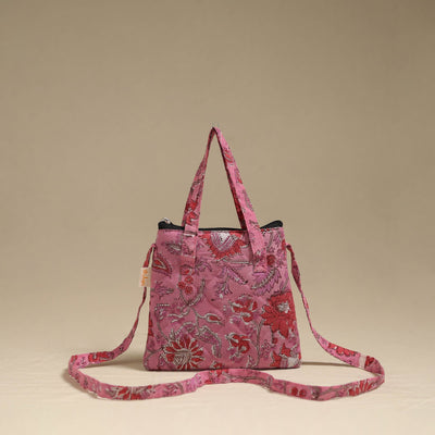 Handcrafted quilted sling bag 15