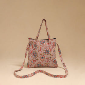 Handcrafted quilted sling bag 17