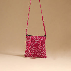 Handcrafted quilted sling bag 27