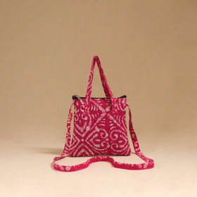 Handcrafted quilted sling bag 27