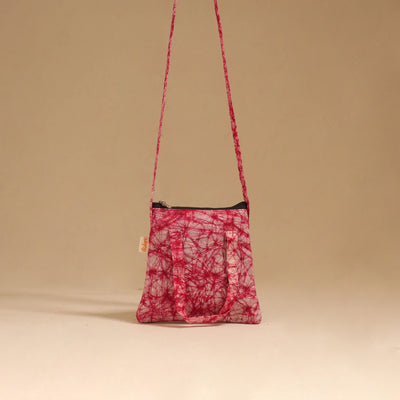 Handcrafted quilted sling bag 33