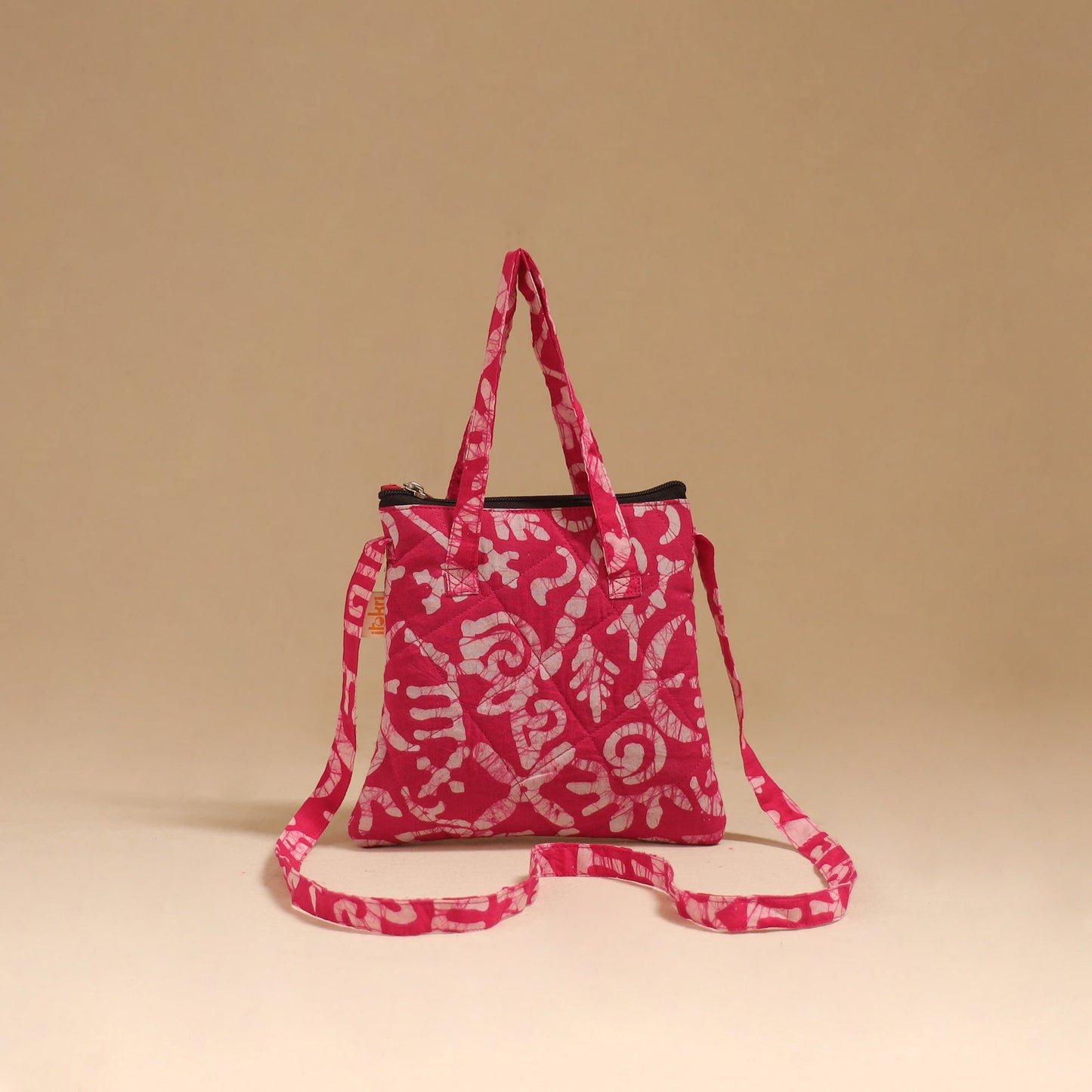 Handcrafted quilted sling bag 40