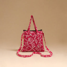 Handcrafted quilted sling bag 40