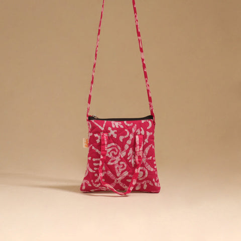 Handcrafted quilted sling bag 40