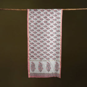 Handloom chanderi silk sanganeri stole 13 - handcrafted