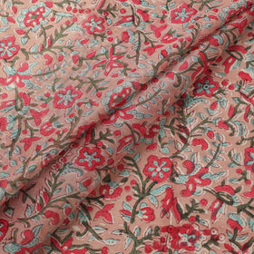 Handloom chanderi silk hand sanganeri fabric 05