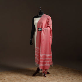 Handloom cotton bengal jamdani dupatta 08 - handcrafted