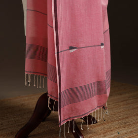 Handloom cotton bengal jamdani dupatta 09 - handcrafted