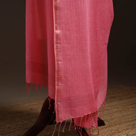 Handloom cotton bengal jamdani dupatta 15 - handcrafted