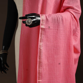 Handloom cotton bengal jamdani dupatta 15 - handcrafted