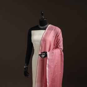 Handloom cotton bengal jamdani dupatta 39 - handcrafted