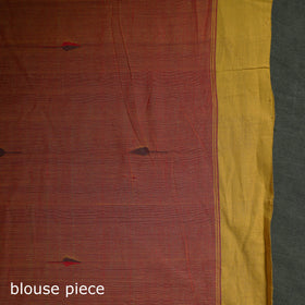 Pink - handloom cotton buti srikakulam jamdani saree 01