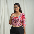 Shop Pochampally Ikat Crop Top Online in India 