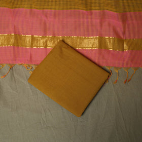 Handloom cotton mangalagiri 3pc unstitched dress material