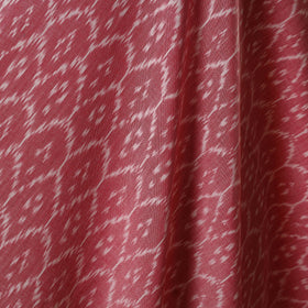 Pink - handloom cotton pochampally double ikat fabric 01
