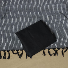 Handloom cotton pochampally ikat 3pc unstitched dress