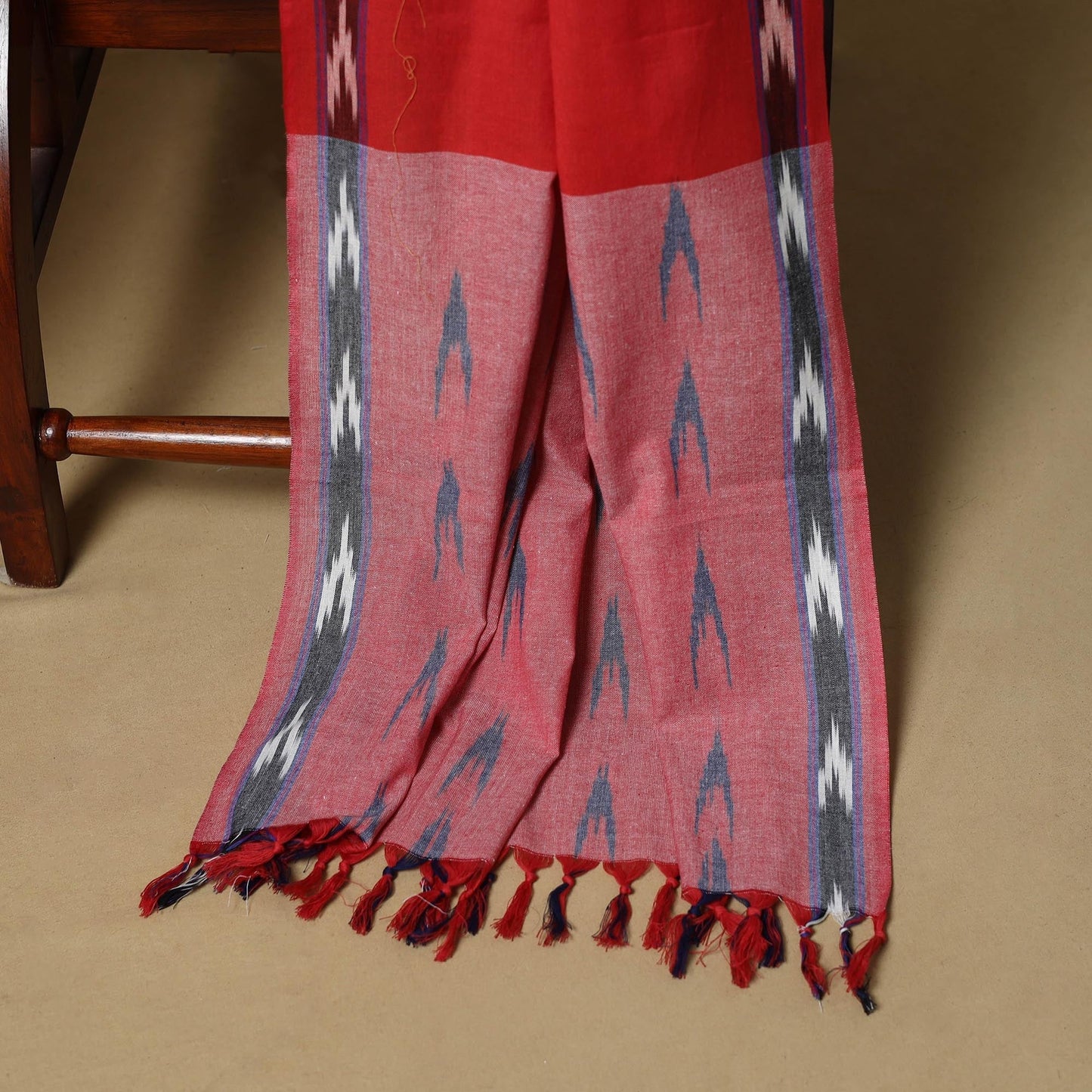 Handloom cotton pochampally ikat 3pc unstitched dress