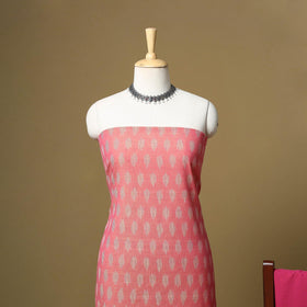 Handloom cotton pochampally ikat 3pc unstitched dress