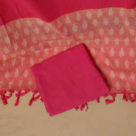 Handloom cotton pochampally ikat 3pc unstitched dress