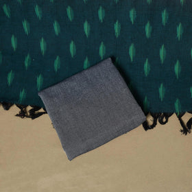 Handloom cotton pochampally ikat 3pc unstitched dress