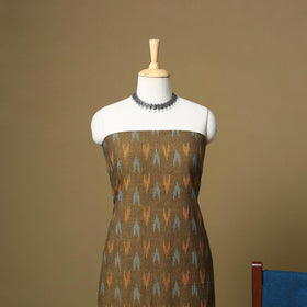 Handloom cotton pochampally ikat 3pc unstitched dress