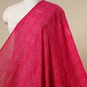 Pink - handloom cotton sambalpuri ikat fabric 13
