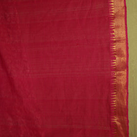 Pink - handloom cotton zari border mangalagiri saree 20