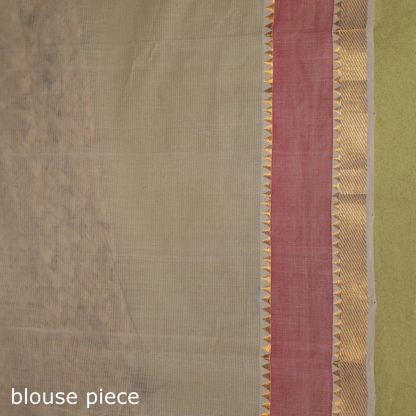 Pink - handloom cotton zari border mangalagiri saree 27