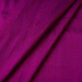 Handloom dupion silk natural dyed plain fabric 11
