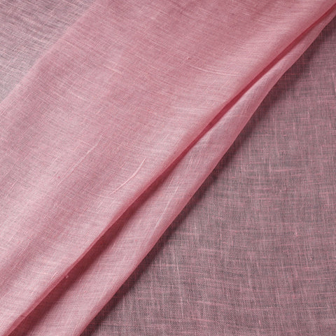 Pink - handloom linen bhagalpuri fabric 05 - handcrafted