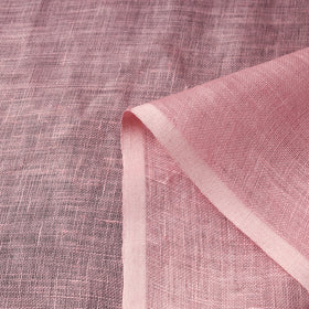 Pink - handloom linen bhagalpuri fabric 05 - handcrafted